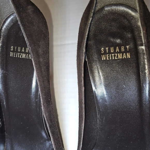 Stuart Weitzman Brown Suede Pumps - Picture 7 of 10
